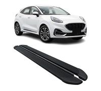 Seitenschweller Trittbretter Schweller für Ford Puma 2019-2025 Aluminium Schwarz