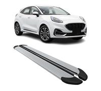 Seitenschweller Trittbretter Schweller für Ford Puma 2019-2026 Aluminium Silber