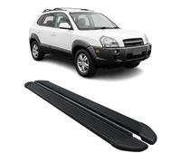 Seitenschweller Trittbretter Schweller für Hyundai Tucson 2004-2009 Alu Schwarz