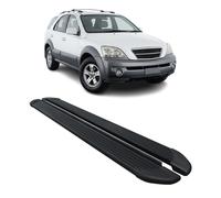 Seitenschweller Trittbretter Schweller für Kia Sorento 2002-2010 Alu Schwarz