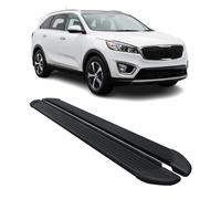 Seitenschweller Trittbretter Schweller für Kia Sorento 2012-2016 Alu Schwarz