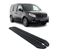 Seitenschweller Trittbretter Schweller für Mercedes Citan 2012-2021 Alu Schwarz