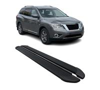 Seitenschweller Trittbretter Schweller für Nissan Pathfinder 2013-21 Alu Schwarz