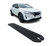 Seitenschweller Trittbretter Schweller für Nissan Qashqai 2021-2026 Alu Schwarz