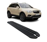 Seitenschweller Trittbretter Schweller für Opel Antara 2007-2015 Alu Schwarz