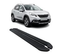 Seitenschweller Trittbretter Schweller für Peugeot 2008 2017-2020 Alu Schwarz