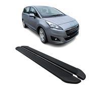 Seitenschweller Trittbretter Schweller für Peugeot 5008 2010-2016 Alu Schwarz
