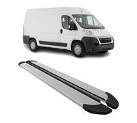 Seitenschweller Trittbretter Schweller für Peugeot Boxer 2006-2026 L2 Alu Grau