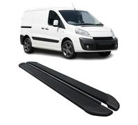 Seitenschweller Trittbretter Schweller für Peugeot Expert 2007-16 L1 Alu Schwarz