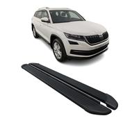 Seitenschweller Trittbretter Schweller für Skoda Kodiaq 2017-2023 Alu Schwarz