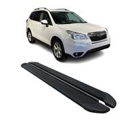 Seitenschweller Trittbretter Schweller für Subaru Forester IV 2013-2018 Schwarz