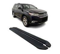Seitenschweller Trittbretter Schweller für Toyota Highlander 2007-13 Alu Schwarz