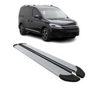 Seitenschweller Trittbretter Schweller für VW Caddy 2020-2024 L1 Kurzer Silber