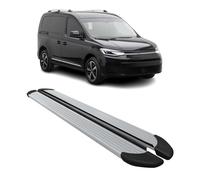 Seitenschweller Trittbretter Schweller für VW Caddy 2020-2024 L1 Kurzer Silber