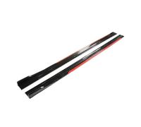 Seitenschweller Universal 8 STÜCKE 2 M/2,18 M Seitenschwellerverlängerung Kipphebel Lip Separator Stoßstange Für Benz Für Toyota Für Nissan Seite Rock(1Reddish Black218)
