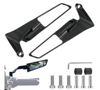 Seitenspiegel Motorrad für Yamaha Tricity 300 Tricity300,Aluminium Einstellbare Drehbarer Wind Flügel Seite Rückspiegel Rückseitenspiegel Lenkerspiegel Zubehör,S