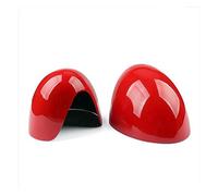 Seitenspiegelkappen Die Black Flag Rückspiegelabdeckungen Für Mini Für Countryman Für Cooper S Für Clubman Für Paceman R55 R56 R57 R58 R59 R60 R61 Auto-Styling Auto Spiegelkappen (Farbe : Rot, Größe