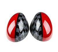 Seitenspiegelkappen Die Black Flag Rückspiegelabdeckungen Für Mini Für Countryman Für Cooper S Für Clubman Für Paceman R55 R56 R57 R58 R59 R60 R61 Auto-Styling Auto Spiegelkappen (Farbe : JCW, Größe