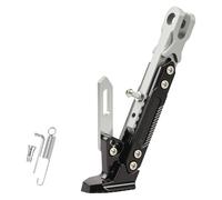 Seitenständer Motorrad für Yamaha Tricity 300 Tricity300, Motorrad Einstellbare Kickstand rutschfest und Langlebig Seitenhalterung Zubehör,D/Silver