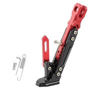 Seitenständer Motorrad für Yamaha Tricity 300 Tricity300, Motorrad Einstellbare Kickstand rutschfest und Langlebig Seitenhalterung Zubehör,C/Red