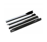 Seitenstoßstangen-Diffusorlippe Hecksplitter Spoiler ABS-Karosseriebausatz Tuning Für Toyota Für Camry 2018 2019 2020 2021 2022 2023 Seitenschweller Auto(Glossy Black)