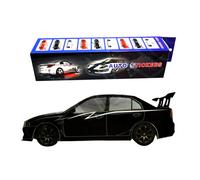 Seitenstreifen Dekorstreifen Seiten Dekor Sticker Tuning Racing Schwarz Weiß