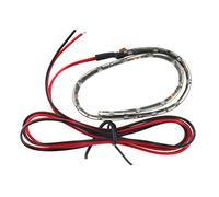 Seki Streifen 30cm 12V neutralweiß Innenraumbeleuchtung Auto KFZ IP65 Spritzwassergeschützt 1 Meter Anschlussleitung LED-Leuchtmittel, Kunststoff, 1.1 W