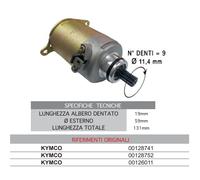 Selbstanlasser Kymco Dink LX 150 Cc 1998>2000