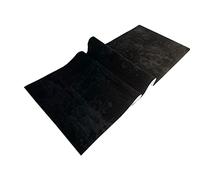 Selbstklebend Mikrofaser Stoff Folie für Interieur Cockpit, Dachhimmel Stretch Dehnbar Wildleder Optik 3D car Wrapping 25,33 €/m² (Schwarz, 500x150cm)
