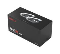 Sena 50S Motorrad Bluetooth Headset mit Drehrad und Sound by Harman Kardon, integriertem Mesh Intercom System und Premium Mikrofon & Lautsprechern, Doppelpack
