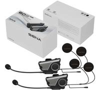 Sena 60S Motorrad-Kommunikations-Bluetooth-Headset mit mit WAVE, Mesh und Bluetooth-Intercom-System, SOUND von Harman Kardon 2. Generation, Doppelpack