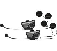 Sena 60S Motorrad-Kommunikations-Bluetooth-Headset mit mit WAVE, Mesh und Bluetooth-Intercom-System, SOUND von Harman Kardon 2. Generation, Doppelpack