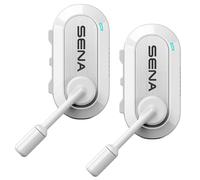 Sena BiKom 20 ultraleichter Mesh Fahrrad-Kommunikator Weiss - Doppelpack