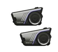 Sena 60S Motorrad-Kommunikations-Bluetooth-Headset mit mit WAVE, Mesh und Bluetooth-Intercom-System, SOUND von Harman Kardon 2. Generation, Doppelpack