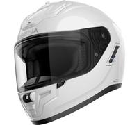 Sena Phantom Integralhelm mit integrierter Kommunikation, LED-Beleuchtung und 2. Generation Sound by Harman Kardon (Weiß glänzend, L)