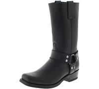 Sendra Boots Unisex Biker Boots 8833 Negro Bikerstiefel Lederstiefel Motrorradstiefel Schwarz 45 EU