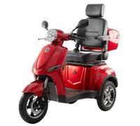 Seniorenmobil E-Nobilus 25 km/h - Führerscheinfrei, 3-Rad Elektromobil für Senioren, 1000W Motor, bis zu 120 km Reichweite, herausnehmbarer Lithium-Akku, Luxus-Sitz, Bluetooth Soundsystem