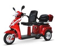Seniorenmobil Eco Engel 503 Rot mit herausnehmbarem 20 Ah Lithium Ionen Akku