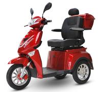 ECO ENGEL 504 Rot Elektromobil mit Herausnehmbarem Li-Io Akku 20 Ah 25 km/h 1000 Watt Seniorenmobil