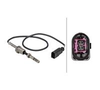 Sensor Abgastemperatur geschraubt 2-polig 455 mm Kabel HELLA