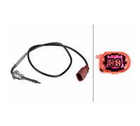 Sensor, Abgastemperatur HELLA 6PT 010 376-601 für AUDI VW, unten