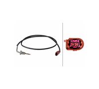 Sensor, Abgastemperatur HELLA 6PT 358 226-541 für AUDI VW, vor Katalysator