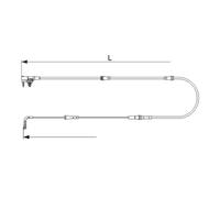 Bosch Warnkontakt Bremsbelagverschleiß 1 987 473 627 vorne für Jaguar