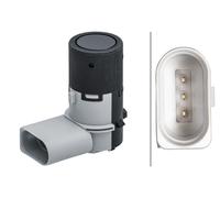 Sensor, Einparkhilfe HELLA 6PX 358 141-411 für AUDI SKODA VW, außen, beidseitig