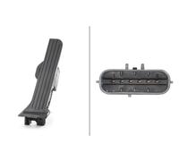 HELLA 6PV 008 890-711 Sensor, Fahrpedalstellung - für Linkslenker - 6-polig - Automatikgetriebe