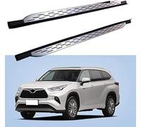 SEOOF 2 stück Auto Trittbretter Seitenschweller für Toyota Highlander XU70 2021 2022, Trittbretter Schweller Seitenstufen Trittbrett Seitentrittleistenpedale Schwellerrohre