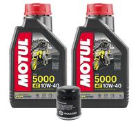 Service Öl MOTUL 5000 10W40 Filter Aprilia Sportcity One 125 2008-2014