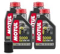 Service Öl MOTUL 5000 10W40 Filter Yamaha XJ N 600 1997-2003