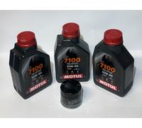 Set Service MOTUL 7100 10W40 + Filter Hiflo HF204 Honda Nc Sa ABS 700 2012