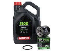 Servicekit Yamaha MT-07 Ölwechsel Ölfilter+Motul 5100 10w40